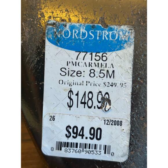 VTG 2008 Marciano Metallic Champagne/Rose Gold Size 8.5 Peep Toe Sling Back Heel - Picture 4 of 14